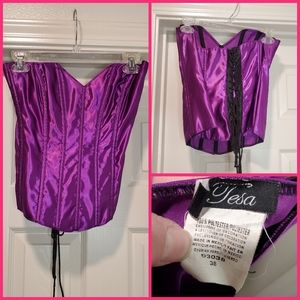 Purple corset